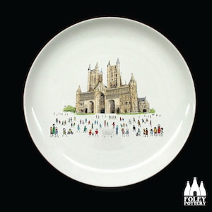 C: Lincoln Cathedral, Inspired, illustrated, Tribute - Fine Bone China Plate