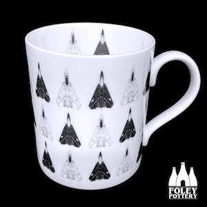 APC: F14 Tomcat, Fighter Jet, Aeroplane, Aviation, Inspired, illustrated - Tribute - Fine bone China mug