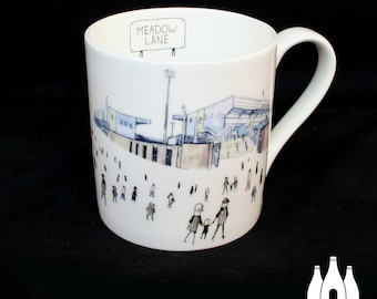FP: Notts County FC - MatchDay@MeadowLane - Stadium - Illustrated -  - Fine bone china mug