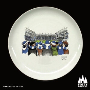 AVFTT: Everton, Goodison Park  - Football Stadium - Illustrated Tribute - Fine Bone China Plate