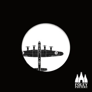 APC: Avro Lancaster - Heavy Bomber - Luftfahrt - Illustriert - Glasiertes, staubgepresstes Steingut - Untersetzer