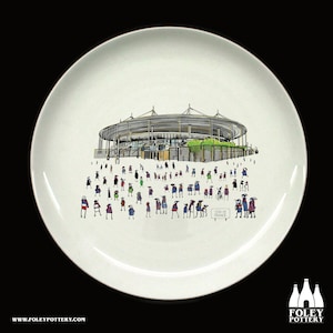 IRS: France - MatchDay@ Stad De France - Rugby Stadium - Illustrated - Inspired - Tribute - Fine bone china - Coupe Plate