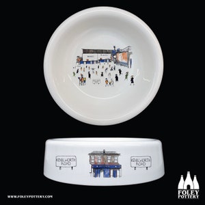 FFG: Luton Town FC - MatchDay@KenilworthRoad - Stadium - Illustrated - Tribute - Fine Bone China - Pet Bowl