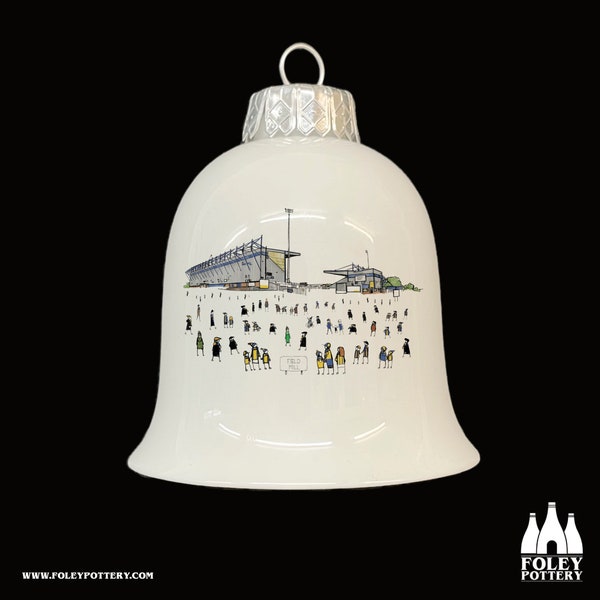 FFG : Mansfield Town FC - MatchDay@Field Mill - Stade - Inspiré - Hommage - Porcelaine fine - Cloche