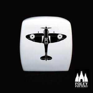 APC: Spitfire - Aircraft - Aeroplane  -  Inspired - Stadium - Tribute - Fine Bone china - Cube Money Box
