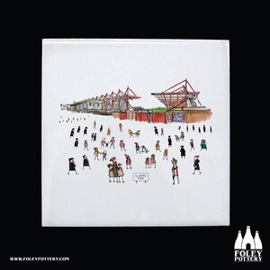 FFG: Exeter City FC - Matchdag @ St James' Park - Stadion - Illustrerad hyllning - Dekorativ keramisk platta