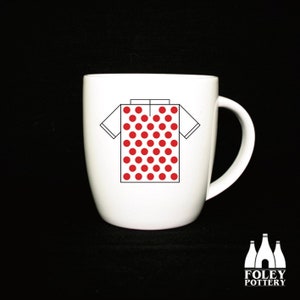 V: Cycling  - Cycling Jersey - ( King of the Mountain ) - Tour de France - ( Inspired ) - Fine Bone China Mug