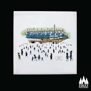 FFG: Wycombe Wanderers FC -  MatchDay@AdamsPark - Football Stadium - Inspired - Illustrated - Tribute - Decorative Ceramic Tile
