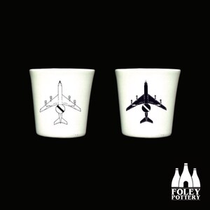 APC: Boeing E-3 Sentry - AWACS - Aeroplane - RAF - Illustrated - Tribute - Fine bone China  - Egg Cup
