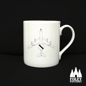 APC: Boeing E-3 Sentry - AWACS - Aeroplane - RAF - Illustrated - Tribute - Fine bone china - Stoke mug