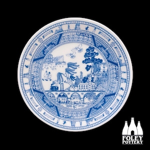 WP: Willowry Pattern, Illustrated Tribute, Minton & Lowry Inspired, Fine Bone China Plate