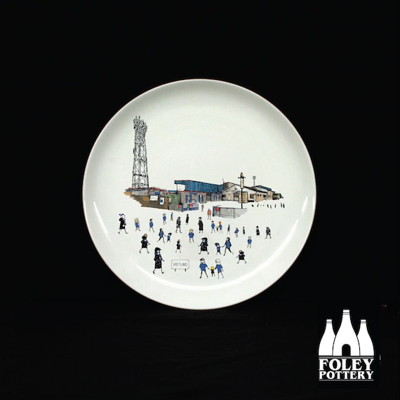 FFG: Rochdale AFC MatchDay@Spotland Stadium Illustrated Tribute  Fine Bone China Coupe Plate