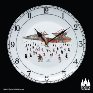 FFG: Exeter City FC - Matchdag @ St James' Park - Stadion - Illustrerad hyllning - Fint benporslin - 25 cm klocka