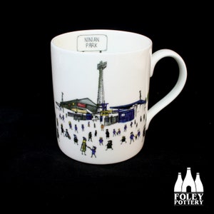 FFG: Cardiff City FC - MatchDay@NinianPark - Stadium - Illustrated - Inspired - Tribute - Fine bone china - Mug