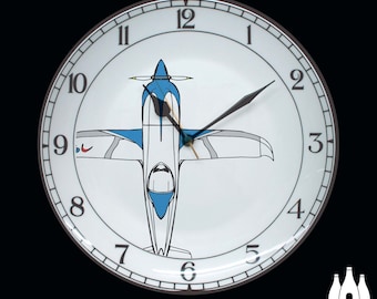 APC: RR, Spirit of Innovation, Aeroplane, Aircraft, Aviation, inspired - illustrated  - Tribute - Fine Bone China - Clock