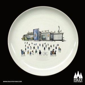 FRS: Exeter Chiefs - Matchdag @ SandyLane - Stadion - Illustrerad - Hyllning - Fint benporslin - Coupétallrik