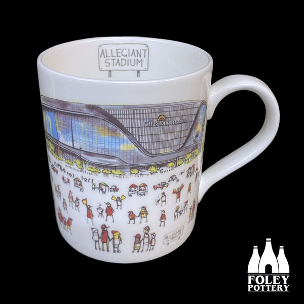 AFS: GameDay@AllegiantStadium - Multi Events - Home of 58th NFL World Championship - Illustrated - Tribute - Fine bone china mug