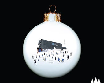 FFG: Macclesfield FC - MatchDay@Leasing.com - Stadium -  - Illustrated -  - Fine bone china - Bauble