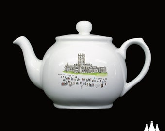 FEC: Catedral de St Davids, Inspirado, ilustrado, Tributo - Fine Bone China - Sandringham Tea Pot