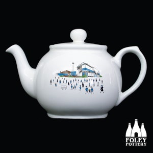 FFG: Birmingham City FC - MatchDay@StAndrew's - Estádio - Ilustrado - Porcelana Fina - Bule de Chá Sandringham