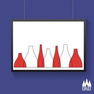 BK: Stoke City - Stoke On Trent - Bottle Oven - Bottle Kin - Potteries - Illustrated -  ( Inspired ) - Fine - Art Print