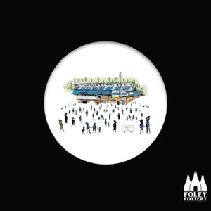 FFG: Wycombe Wanderers FC - MatchDay@AdamsPark - Stadium - Illustrated - Inspired - Tribute - Glazed Dust Pressed Earthenware - Coaster