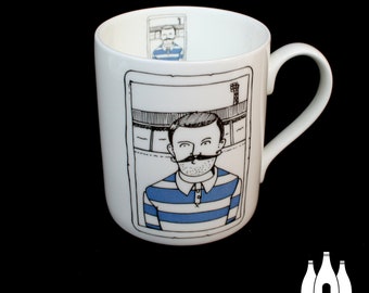 Tasse Isotherme Rangers FC – Matos Officiel, Inox Bleu, Cadeau Imbattable Pour Fan