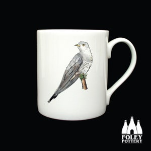 B: Cuckoo, Birds, bird - Wildlife - Inspired - ( Illustrated ) - Fine Bone china Mug