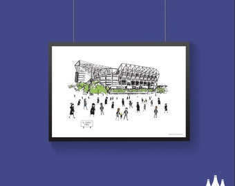 FFG: Newcastle Utd FC - MatchDay@StJames'Park - Stadium -  -  - Fine Art Print