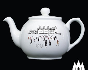 FFG: Manchester United FC - MatchDay@OldTrafford - Stadium - Illustrated -  -  - Fine Bone China - Sandringham Tea Pot