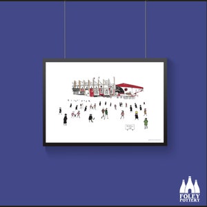 FFG: Sheffield United FC - MatchDay@BramallLane - Stadium - Illustrated - Tribute - Fine Art Print