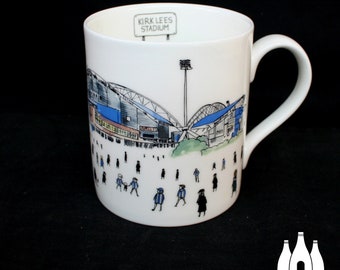 FFG: Huddersfield Town FC - MatchDay@Accu - Stadium - Illustrated -  - Fine bone china mug