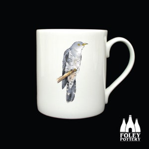 B: Cuckoo, Birds, bird - Wildlife - Inspired - ( Illustrated ) - Fine Bone china Mug
