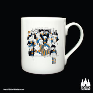 FANS: Luton Town FC, Football Fans, Football Supporter,  Inspired, Illustrated, Tribute - Fine bone china mug