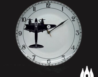 APC: Aeroplane - Mosquito - Aircraft - inspired - illustrated  - Tribute - Fine Bone China - Clock