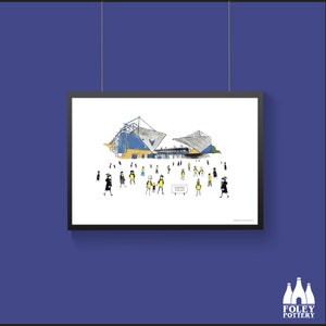 FFG: Oxford United FC - MatchDay@KassamStadium - Fine Art Print - Inspired - Illustrated - Tribute