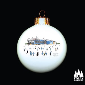 FFG: Coventry City FC - MatchDay@CoventryArena - Illustrated -  - Fine Bone China Bauble