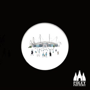 FFC: Man City, Treble Winners, Celebration, Inspired,  Illustrated, Tribute - Ceramic Coaster