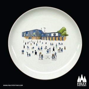 FFG: Bury AFC - MatchDay@GiggLane - Stadium - Illustrated - Tribute - Fine Bone China Plate