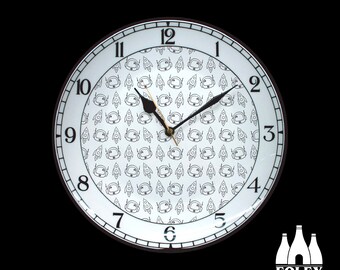 DDL : fusée, astronaute, vaisseau spatial, espace - ( ) - ( illustré ) - Porcelaine fine - Horloge