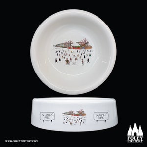 FFG: Exeter City FC - Matchdag @ St James' Park - Stadion - Illustrerad hyllning - Fint benporslin - Husdjursskål