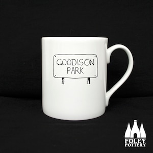 FFS: Everton - Goodison Park - ( illustrated ) - ( street sign ) - Tribute - Fine Bone China mug