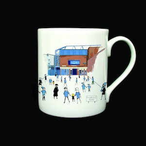 FFG: Coventry City FC - MatchDay@HighfieldRoad - Football Stadium - Illustrated  - Fine bone china mug