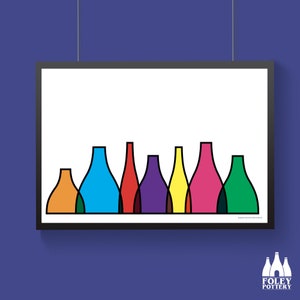 BK: Bottle kiln, Bottle Oven, Stoke on Trent, Illustrated, Inspired, Tribute -  Fine - Art Print