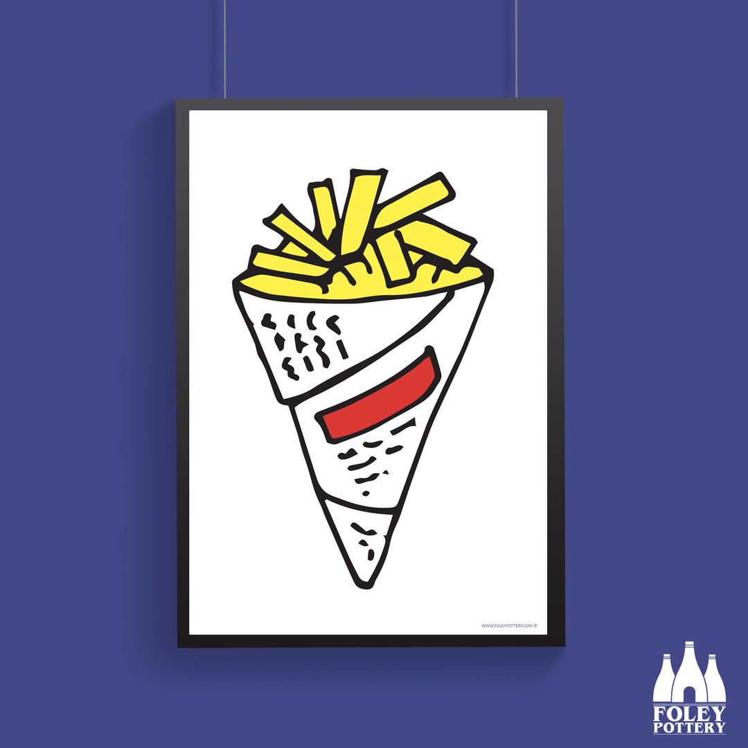 SS Cone of Chips, Fish and Chips , Seaside, Beach, Chips, Fries