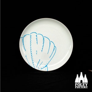 N: Nautical - Seashell - Fishing - Fishing Boat - Seaside - Fishing  - Sailing - Boat - Inspired - Fine Bone China - Plate