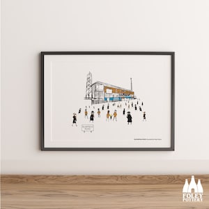 FFG: Blackpool FC - MatchDay@BloomfieldRoad - Stadium - Inspired - Illustrated - Tribute - Fine Art Print