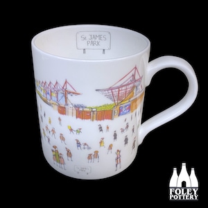 FFG: Exeter City FC - Matchdag @ St James' Park - Stadion - Illustrerad - Hyllning - Fint benporslin - Mugg