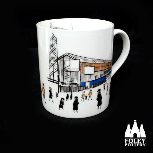 FFG: Blackpool FC - MatchDay@BloomfieldRoad - Stadium - Inspired - Illustrated - Tribute - Fine bone china - Mug