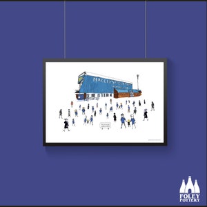 FFG: Macclesfield FC - MatchDay@MossRoseGround  - Inspired - Illustrated - Tribute - Fine Art Print